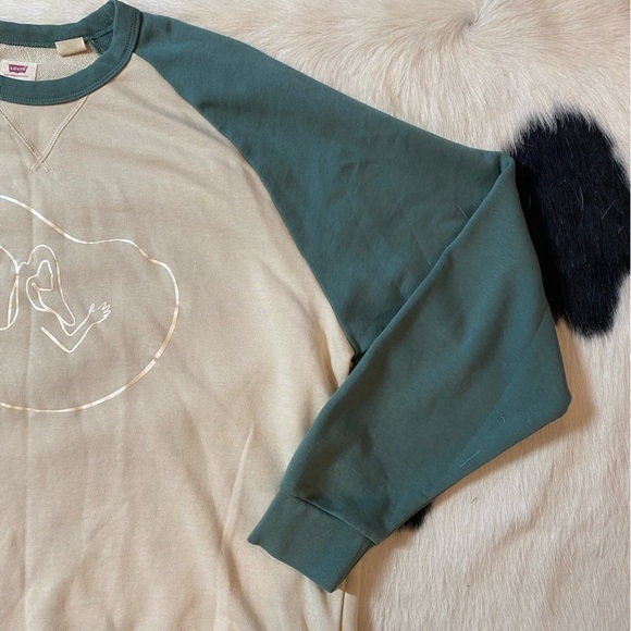 Levi's women's sweatshirt with raglan sleeves “The Stable Haven” - Picture 3 of 7